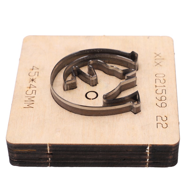 Leather Punching Die Wolf Shaped Alloy Steel and Birch High