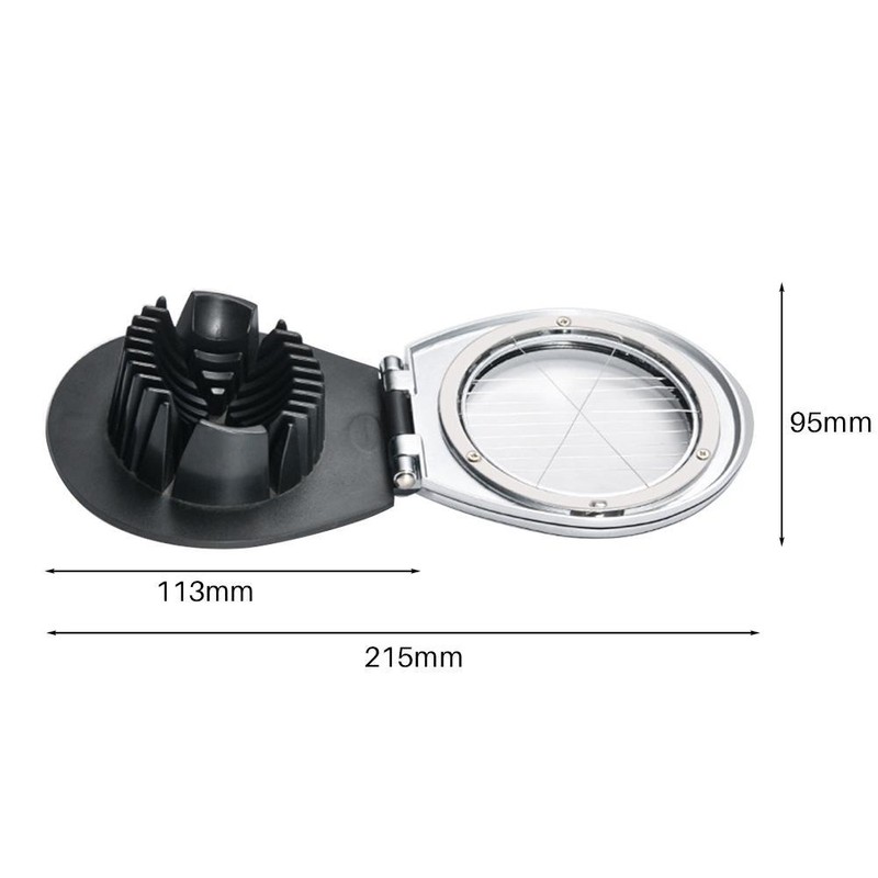 2 in 1 Zinc Alloy Boiled Egg Cutter Grater Household