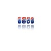 Independence Day Press on Nails Medium Square Fake Nails Blue