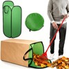 Leaf Bag Holder Stand with Extended Chute for 30 Gallon