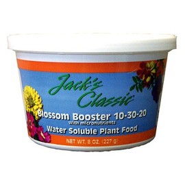 Jack's Classic Blossom Booster Water Soluble Plant Food, 10-30-20, 8 oz