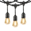 Feit Electric LED Solar Powered String Lights, Dusk-to-Dawn Sensor, 20ft
