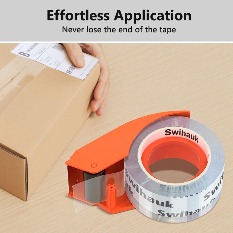 Swihauk 1.88 in x 66.6 YDs Heavy Duty Packing Tape