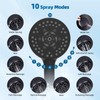 Hibbent All Metal Shower Head, 10'' High Pressure Rain Shower