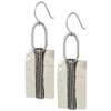 SPUNKYsoul Boho Earring (Rectangle All Silver)