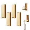 atnayo 4pcs Foldable Wall Hook, Heavy Duty Folding Hooks Wall