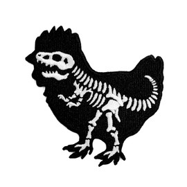 Kolorspun Parche de dinosaurio de pollo - Parche táctico de moral de gancho y bucle