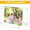 lalago Acrylic Magnetic Picture Frame, 20 x 25 cm, Frameless