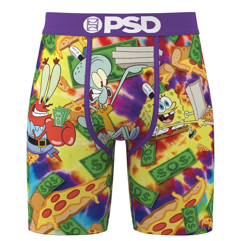 PSD Men's Sb Delivery Boxer Briefs, Multi, XL
