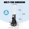 ZUKKA Foldable Bicycle Multifunctional Tool, 18 in 1 Bicycle Repair
