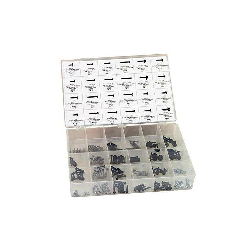 Dynamic DY-7300-A Master Universal Trim Screw Assortment, 1 Pack