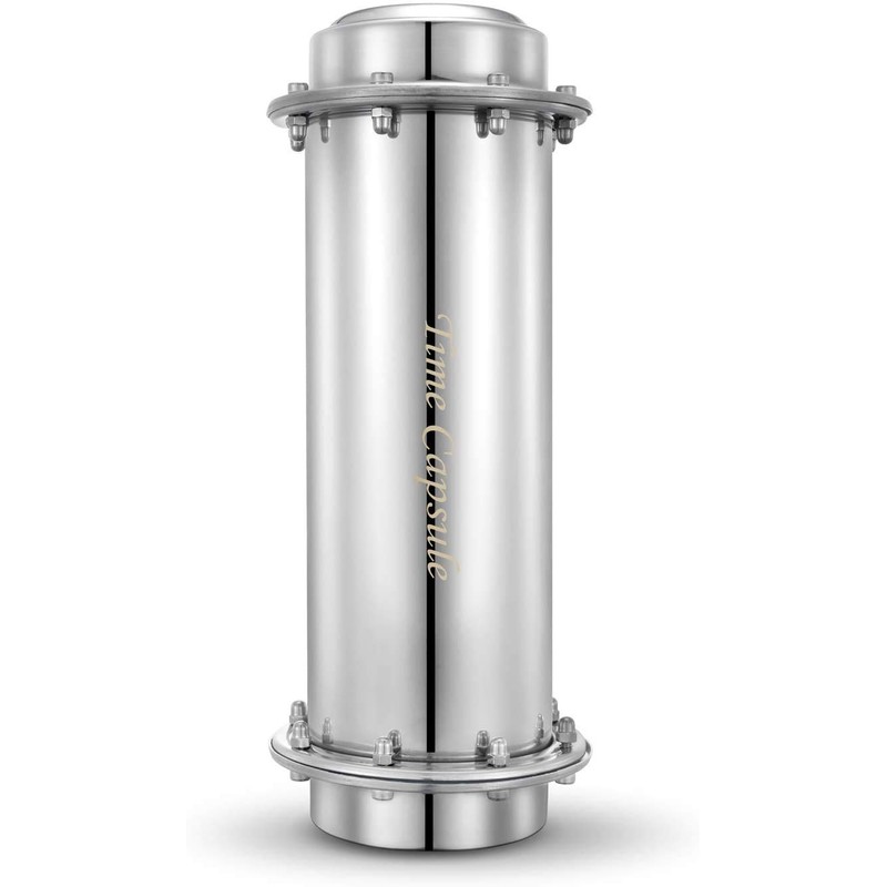 Jasni Time Capsule Stainless Steel Waterproof Container 13.4 Inch