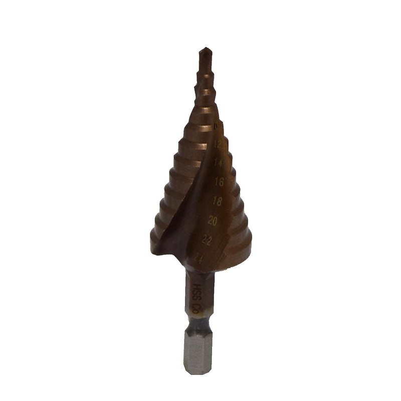 Takagi Earth Man SDT-5 Spiral Step Drill, Cobalt Cobalt-Coated φ0.1