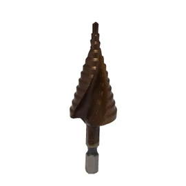 Takagi Earth Man SDT-5 Spiral Step Drill, Cobalt Cobalt-Coated φ0.1 - 0.9 inches (3 - 24 mm), 12 Steps