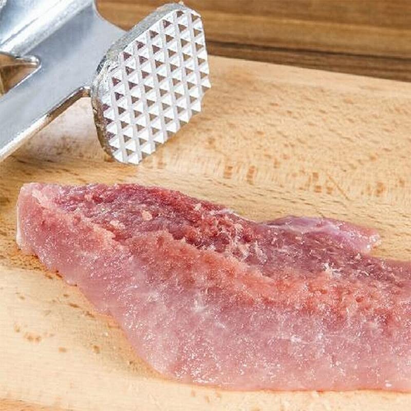 AIMALL Aluminium Meat Tenderizer Hammer, Durable Kitchen Tool for Tenderizing