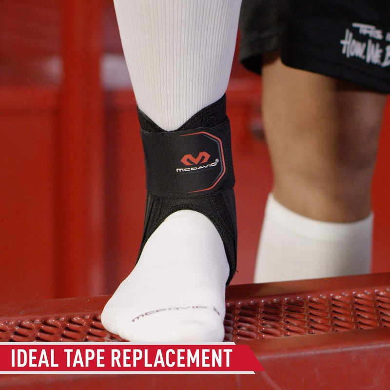 McDavid Stealth Ankle Brace with Flex-Support Stays for Cleats (S)