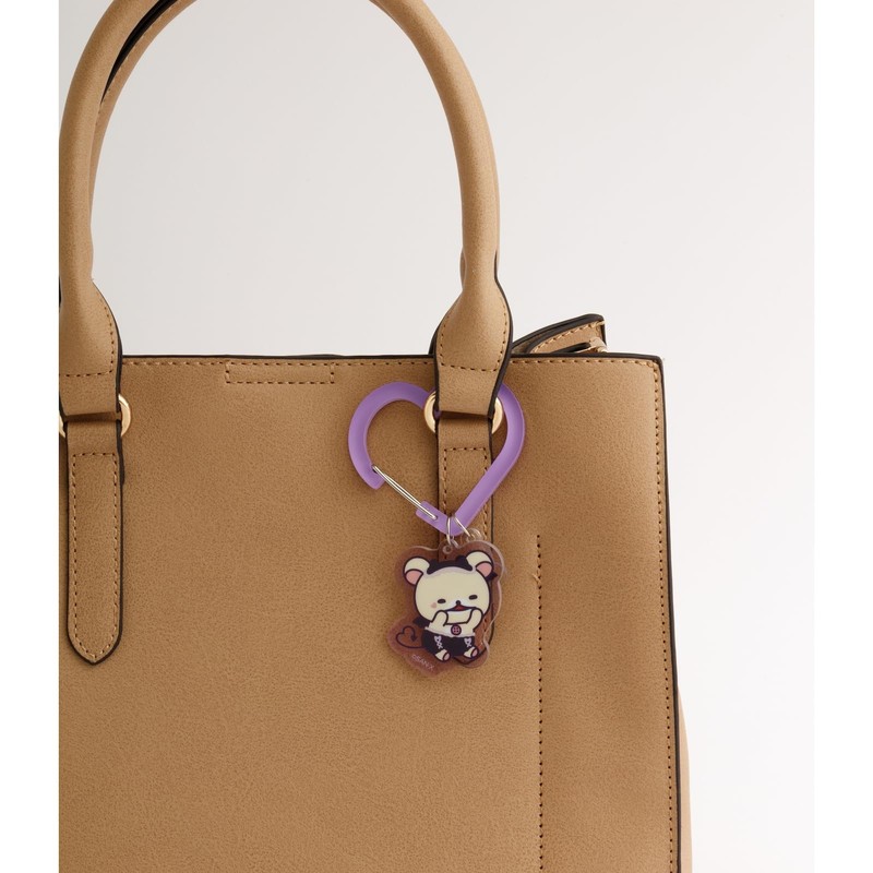 San-x Rilakkuma AB31501 Korilakkuma Ko Kokuma Mood, Carabiner Key Charm,