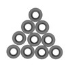 10PCS Black Coating Carbide Inserts Round CNC Turning Milling Inserts
