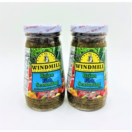 WINDMILL Bajan Fish Seasoning 10 oz, 2 Pack, Flavor of Caribbean, 10 Ounces