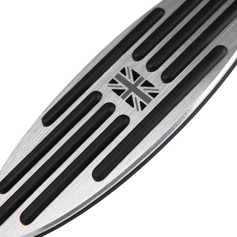 ANFOKAS 3pcs Compatible with MINI Cooper Accessories Sporty Anti-Slip Aluminum