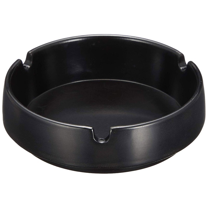 Nagao 0836-061 Echo Metal Melamine Ashtray (90φ), Set of 12,