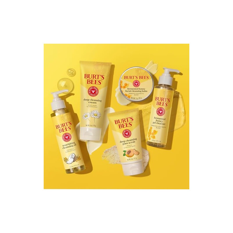 Burt's Bees Soap Bark and Chamomile Deep Cleansing Cream, 6