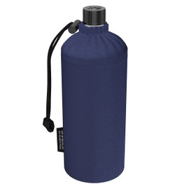 Emil Trinkflasche aus Glas für Mädchen & Jungen isolierte Glasflasche für Schule, Freizeit, Sport: Kinder & Eltern BIO Energy 0,6l