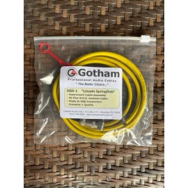 Lincoln Springfield Instrument Cable Assemblies 10FT Yellow NOS