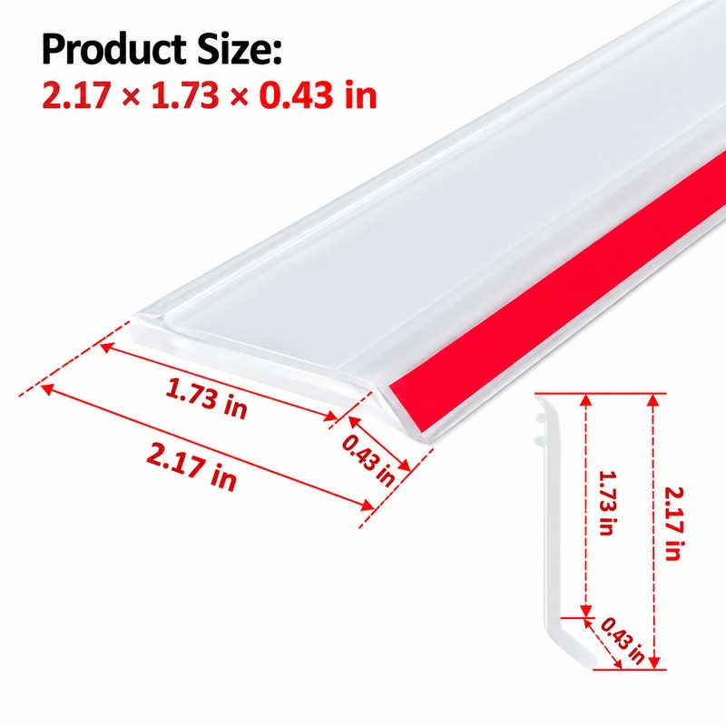 Transparent Waterproof Sealing Strip for Doors & Windows – Self-Adhesive