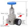 Air Pressure Regulator Automatic Relief Valve Controller Aluminium Alloy with