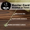 9KM DWLIFE Kevlar Kite String, 100lb 1000Ft, Twisted Kevlar Line,