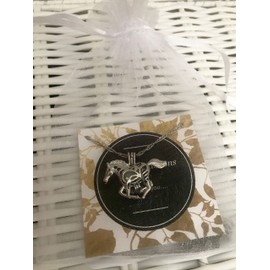 CrownOfRibbons Silver Horse Necklace, in a Jewellery Gift Bag