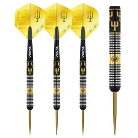 WINMAU Bobby George 24 gram Tungsten Darts Set with Flights and Stems (Shafts)