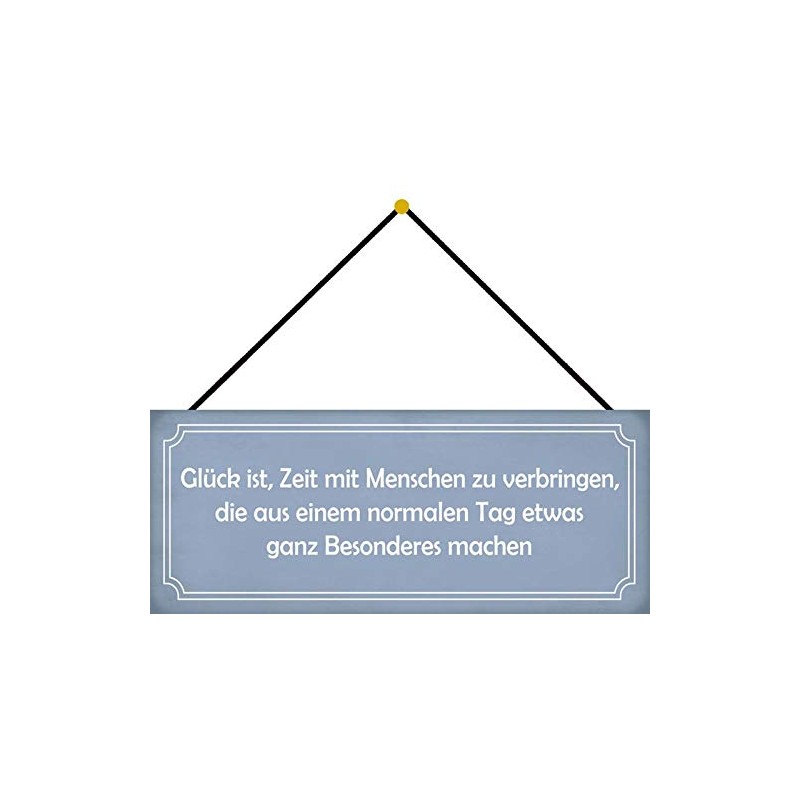 Schatzmix Tin-Plate Sign, Sheet metal, Multicoloured, 27x10 cm