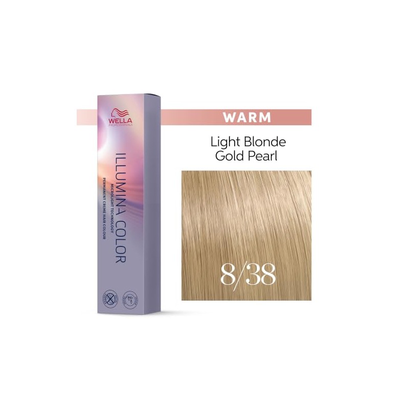 Wella Professionals Illumina Color Tinte Permanente Rubio Cubre Canas Color