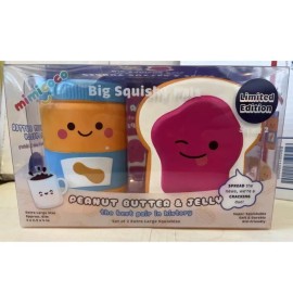 MIMICOCO Big Squishy Pals PEANUT BUTTER & JELLY NIB Limited Edition PBJ New Box