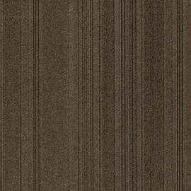 Foss Peel and Stick First Impressions Barcode Rib Mocha 24 in. x 24 in. Commercial Carpet Tile(15 Tiles/Case)