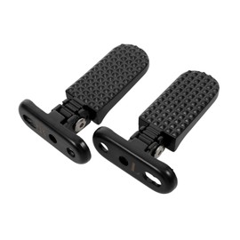 Mobestech 1pair Electric Moped Foot Pegs Rear Footrest for Electric Mopeds Spacing Design for Comfortable Riding for Rides and Easy Storage