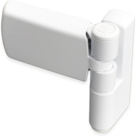 UPVC Door Flag Hinge Patriot Plus High Security 3D Adjustable PAS24 (White, 22mm)