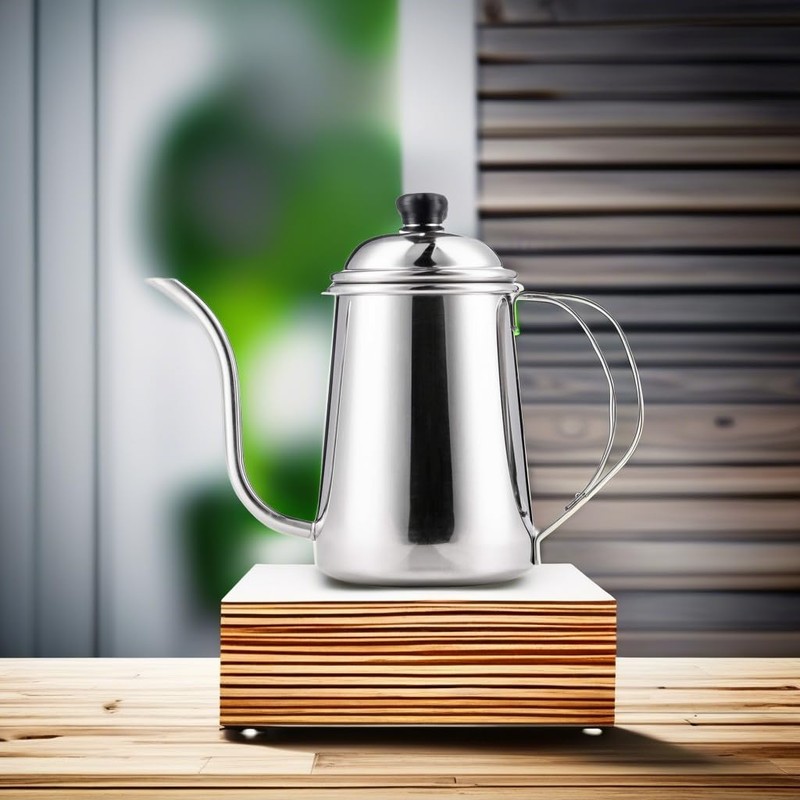 Yama Glass 24 oz Gooseneck Pour Over Kettle - Precision