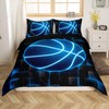 Feelyou Basketball Bedding Set Twin Gaming Sports Comforter Cover Set