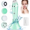 Cepillo De Limpieza Facial Multifuncional Masaje Con 3 Modos Turquesa