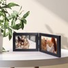 Giftgarden 4x6 Double Picture Frame with Real Glass Display Horizontal