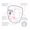 Pura Hypoallergenic Diaper Pants Size 8 (41+ lbs) Overnight, up