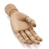 Paintersisters Link hand, 18 cm, right, wooden hand, movable, model