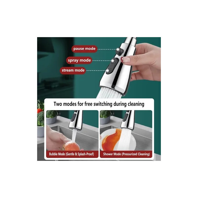 Boquilla De Grifo De Cocina Con 2 Modos, Reemplazo Universal