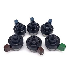 4EAT 6Pcs/Set Automatic Transmission Shift Solenoid 31705AA440 31705AA441 31705AA4419L Compatible with Subar-u 2.5 Forester Outback 2001-2010