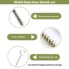 YXQ 12Pcs Tube Brush Kit Stainless Steel/Brass Round Wire Pipe