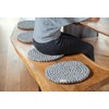 naturling Felt Seat Cushion 39 cm Round 100% Virgin Wool