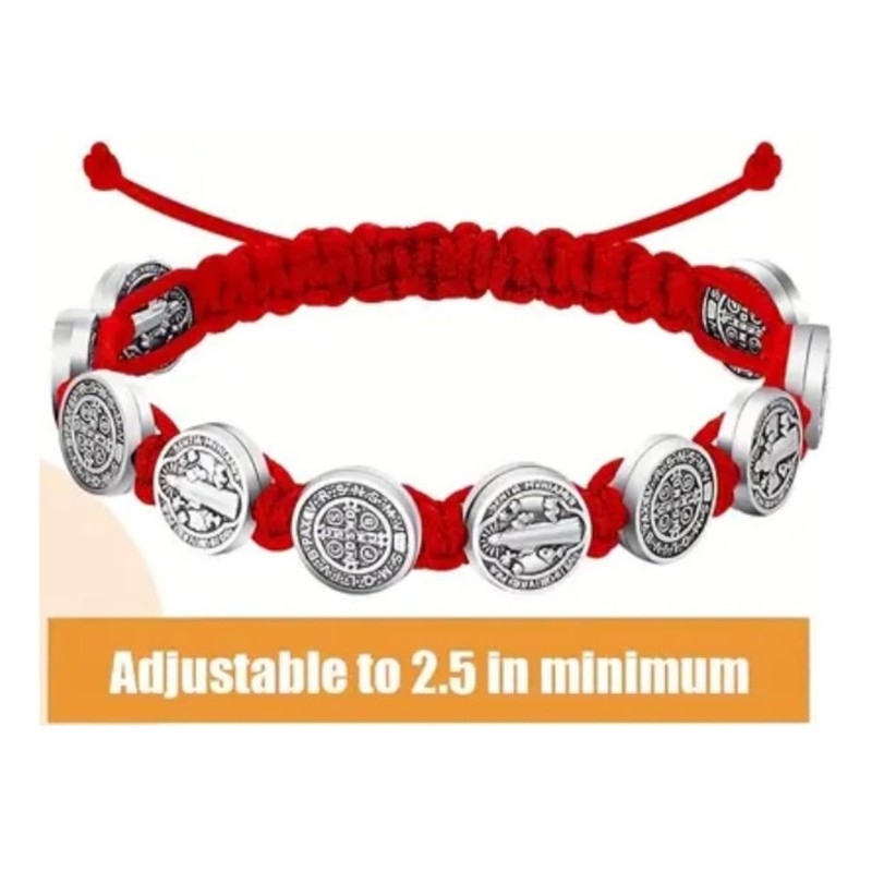 San Benito Pulsera Protección contra De Malas Vibras Energias Negativas